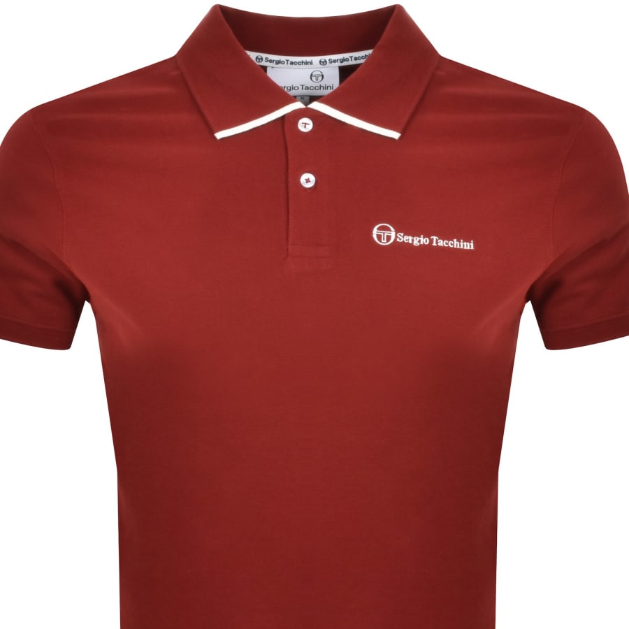 Sergio Tacchini Sears Polo T Shirt Burgundy male Small
